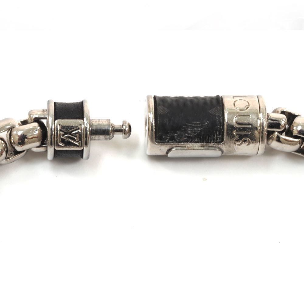 Louis Vuitton Monogram Chain Silver Eclipse Brace… - image 4